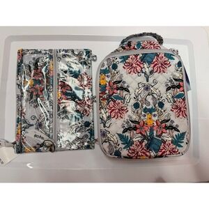 NTW- Vera Bradley Harry Potter Lunch Bunch Bag & PENCIL CASE- Herbology SET OF 2